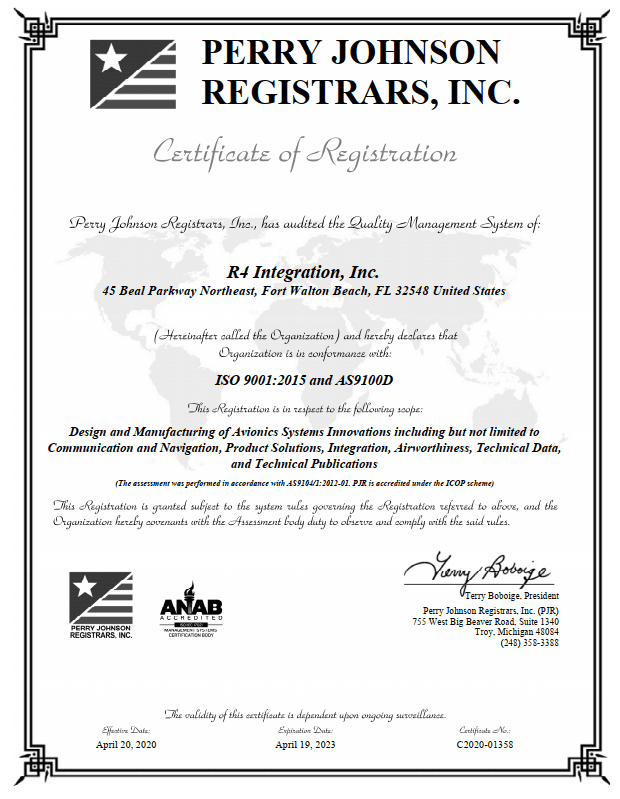 AS9100-Certificate